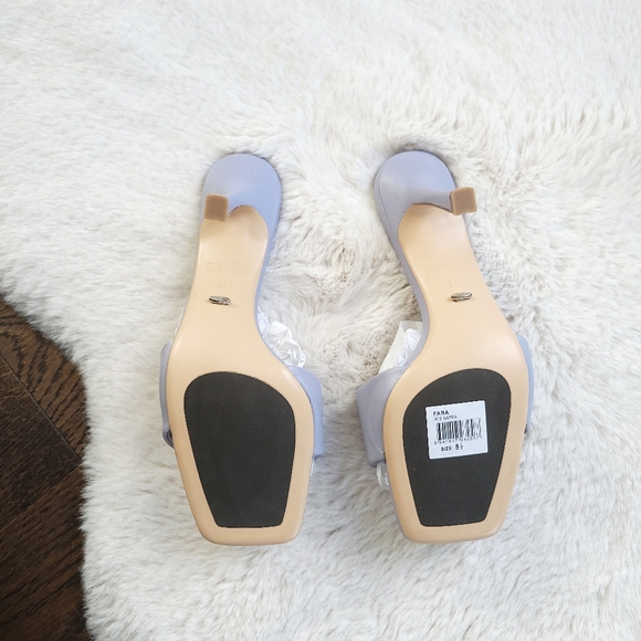 Tony Bianco Lavender Fara Scrunched Square Toe Sandal - Picture 13 of 15